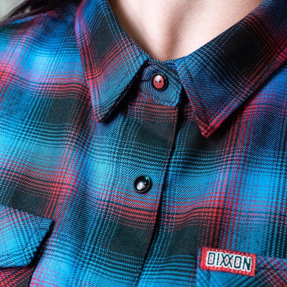 DIXXON Flannel Co The JASON Women's Long Sleeve Flannel Shirt L - Picture 5 of 11